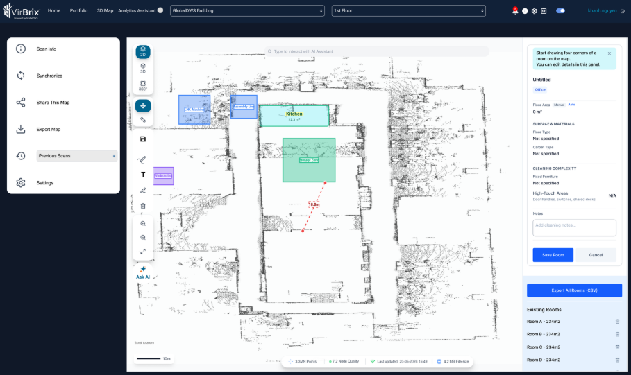 VirBrix 3D Fusion interface